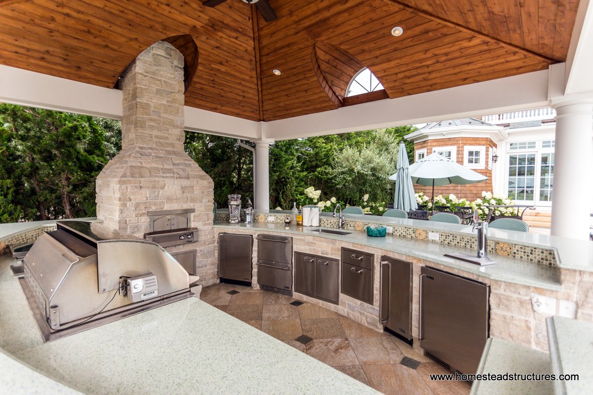 Vintage Pavilions &amp; Backyard Pavilions | Homestead Structures